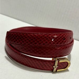 Vintage Charles Garre Genuine Snake Skin Women’s  Belt